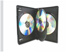 DVD BOX 4DISCS, BLACK, 2DISCS IN BOX, 2DISCS ON BLACK TRAY, 15MM SPINE, DOOS 100ST