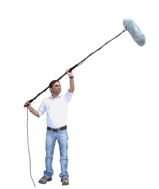 TITAN   6ft Boom Pole with 40cm R Blimp Windscreen Free Fur cover for ME66 NTG-1 ME66