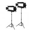 Bresser LED Foto-Video SET 2x LG-900 54W/8.860LUX + 2x Statief  